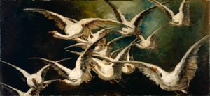 Flock of Geese by Elizabeth Nourse