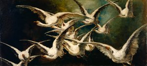 Flock of Geese by Elizabeth Nourse