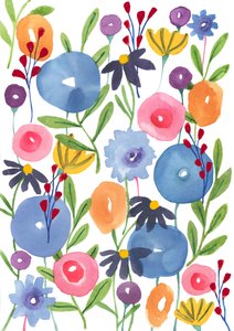 Boho Flowers, 2018 by Elizabeth Rider