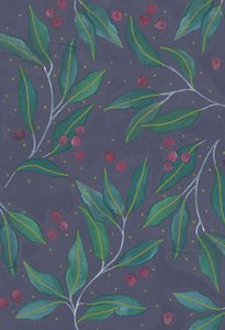 Green Leaves with Berries, 2017