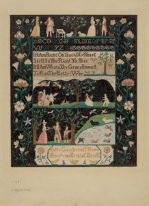 Sampler by Elizabeth Valentine