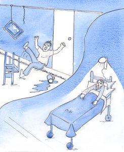 A screaming child, incoherent with anger, needs to be left to realise his need of help, and to admit his foolishness by Elizabeth Wang