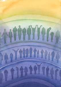 All the Holy Souls in Purgatory are needing prayer, especially those who are in the depths of Purgatory, and those who have no-one to pray for them, 2004 by Elizabeth Wang