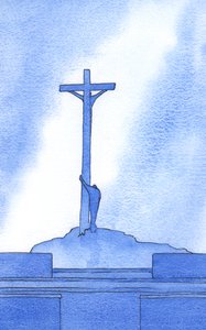 At every Mass we stand beside Christ crucified for our salvation, 2002 by Elizabeth Wang