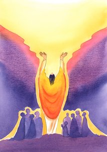 Because Jesus Christ is God as well as man, and Present amongst us at Mass by Elizabeth Wang