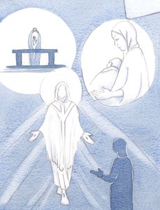 Christ explained one day that it is because of our weakness that He comes to us by Elizabeth Wang