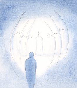 Christ is always the same, patient and loving, here with His Angels, even within the soul