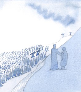Christ looks tenderly on our remembrance of His sacred Passion. He loves our devotion, and sees how we advance in humility