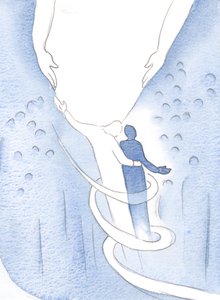 Christ reassured me, and wrapped my soul in love, and led me towards the light by Elizabeth Wang