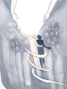 Christ reassured me, and wrapped my soul in love, and led me towards the light by Elizabeth Wang