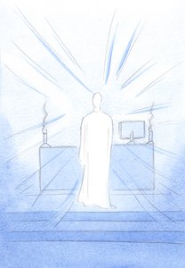 During Holy Mass, at the consecration, I saw Jesus, who was full of delight at being here with those who love Him