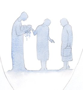 Each time that we ask Christ to reward a kind neighbour, he gives wonderful gifts to that person, through our prayer. by Elizabeth Wang