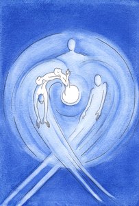 From all eternity the Son of God, who was born of Mary, springs forth from the white-hot love of the Father