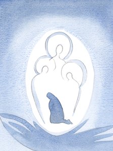 God the Holy Trinity is enthroned in the soul of someone who permits Him to reign in every detail of life by Elizabeth Wang