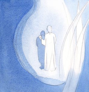 He strolled around His little Kingdom, which is my soul, comforting me, as His angels stood by