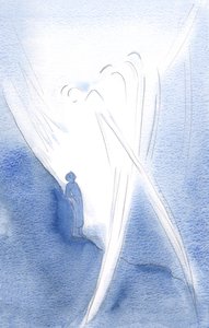 In His tenderness, He lifted my soul with Angels, in the praise of the Holy Trinity