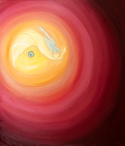 In Our Union with God We Are Like Children Leaping Across the Universe, Lovers Playing, Puppies Tumbling by Elizabeth Wang