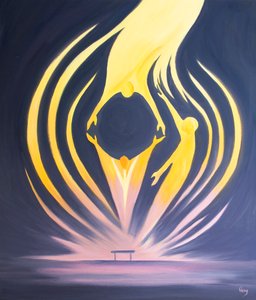 Jesus our High Priest prays for us to the Father in the Spirit at every Mass by Elizabeth Wang