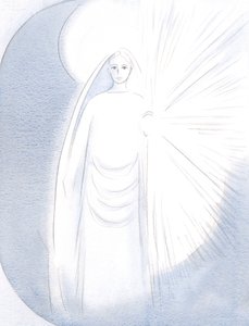 Our Lady appeared before me, in her dazzling Heavenly beauty by Elizabeth Wang