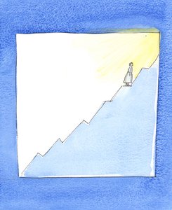 Our progress towards Heaven can be like a sales graph by Elizabeth Wang