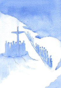 Some turn their backs and ignore the work which Christ does for their salvation; they demonstrate their indifference to His Sacrifice by Elizabeth Wang