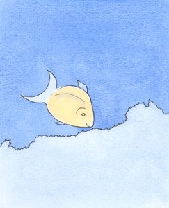 Someone who searches avidly for new devotions is like a fish which searches for food, day after day, on the Barrier Reef, 2003 by Elizabeth Wang