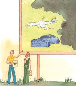 The Lord showed me people shouting out in anxiety and alarm about carbon footprints, and worrying about their earthly lives