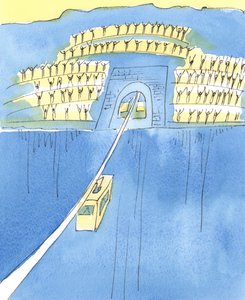 The journey from life to death is like being on a cable-car between two mountains by Elizabeth Wang