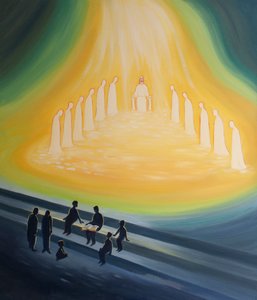 The light of Christ pours through the ministry of the Pope and bishops in union with him, and without it we cannot fully understand the Scriptures or the Christian message.