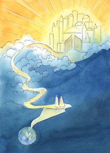 The purity of Heaven is far away from any worldly, sinful way of life by Elizabeth Wang