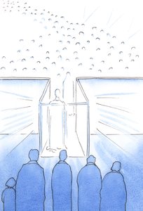 The tabernacle is like a hall-way to Heaven where we can meet Christ and his saints and prepare for Heaven at the end of life