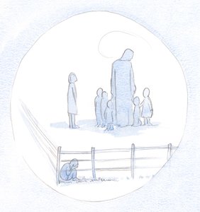 The tearful child who stayed in a corner not only lacked confidence, but lacked trust; it was self-engrossed; and so it is with us, in the spiritual life, if we are self-centred by Elizabeth Wang