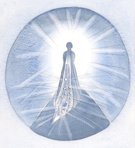 The virtuous soul is like a bride, whose veil is studded with the 