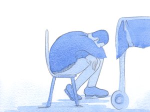 This is what we see in a tender-hearted gaze: sadness, love and grief for another in need, which call from us practical help and gentle consolation by Elizabeth Wang