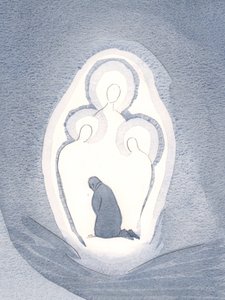 We Love and Adore the Three Divine Persons Within Our Souls, When We Live in a State of Grace by Elizabeth Wang