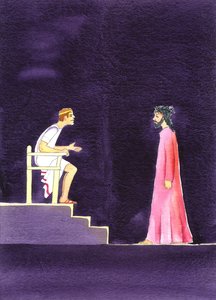 "What is Truth?" said Pilate to Jesus, 2001 by Elizabeth Wang