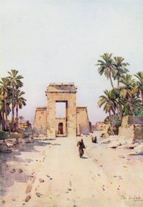 The Gateway of Euergetes, Karnak by Ella Du Cane