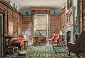 The Consulting Rooms of No.2 Rodney Street, Liverpool, c.1830 by Ellen Bickerstaffe