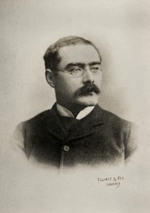 Portrait of the English Writer Rudyard Kipling