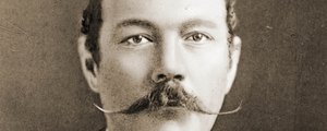 Portrait of Sir Arthur Conan Doyle by Elliott and Fry Photography Studio