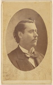 Unidentified Man in 3/4 Profile, in Quasi-Oval Style by Elliott and Fry