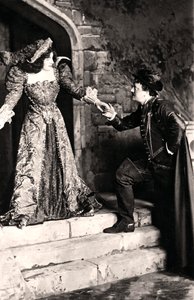 Julia Neilson and Fred Terry in a scene from Dorothy O The Hall by Ellis and Walery