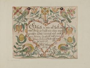 Illuminated Psalm, c. 1939