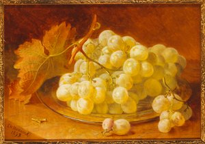 Grapes on a Silver Plate, 1893 by Eloise Harriet Stannard
