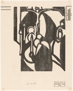 Procession (Woodcutters Issue of Wendingen) by Else Berg