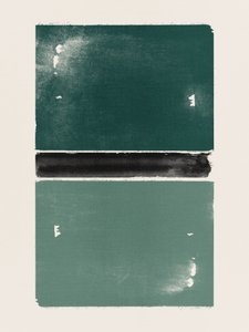 Divided Green Abstraction by Ema Paraschiv