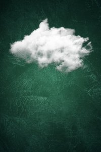 Dreamy Cloud Green Texture