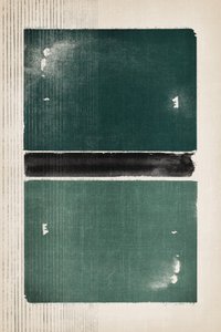 Emerald Green Stripe Abstract
