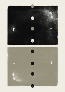 Geometric Black Grey Circles by Ema Paraschiv