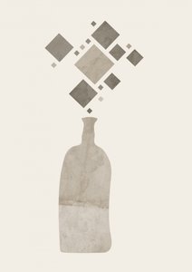 Minimalist Diamond Vase by Ema Paraschiv